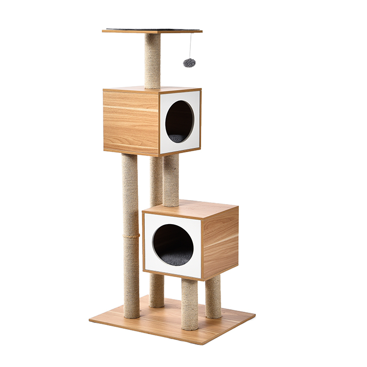 Wood Custom Luxury Beige Cat Tree Tower Condo Buy Tianyuan Pet