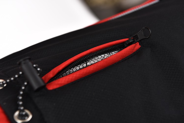 New LED Light Strip Zipper on the Back Dog Jacket, Heatreflecting