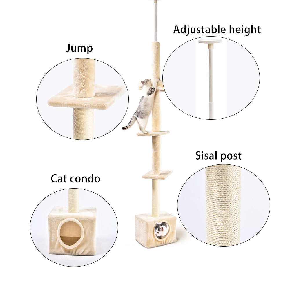 260cm Floor To Ceiling Cat Tree Buy Floor To Ceiling Cat Tree Cat   Floor To Ceiling Cat Tree For Large Cats 